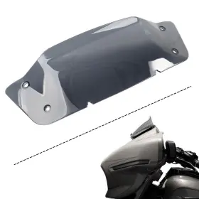 Newyoutube 665897137767 7 Inch Smoke Windscreen Windshield For Harley Cvo Street Glide Flhxse 2023-2024