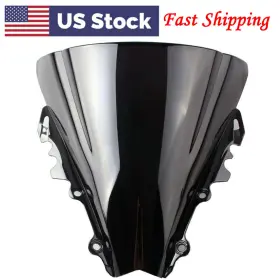 Nomura 612008124390 Motorcycle Double Bubble Windscreen Windshield Fit For Yamaha Yzf R6 2006 2007