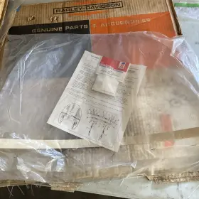 58020-49b Nos Harley Panhead Shovelhead Beaded Windshield Upper Section Fl Flh