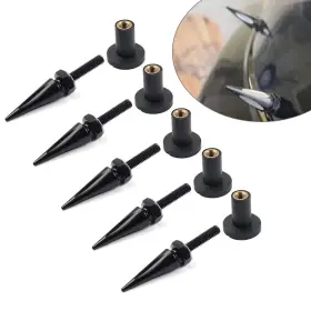 Oginodaisukeusa 532616600959 Spike Windshield Fairing Well Nut Bolt For Harley Road Glide Custom Fltrx Black