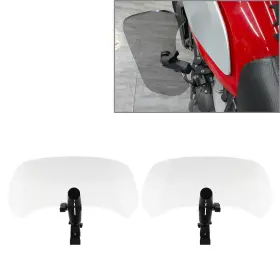 Oginodaisukeusa 550723560850 Motorcycle Large Side Knee Pads Windshield Wind Deflector Windscreen Clear Us