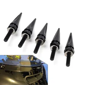 Oginodaisukeusa 550733342491 Windshield Spike Bolt Screw Hardware Kit For Harley Road Glide Fltr Ultra Black