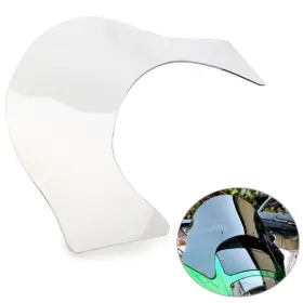 Onegogogo 550755908408 Laminar Lip Windshield Windscreen Shield For Harley Dyna Sportster Softail White