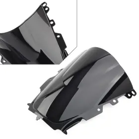 Onegogogo 612345256341 Motorcycle Black Front Windscreen Windshield Screen For Yamaha R1 2020-2022 Abs