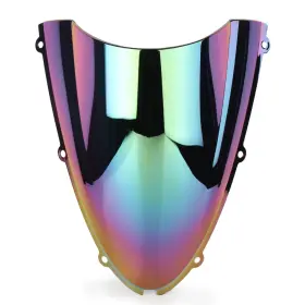 Onlyonee 550755121890 Windshield Windscreen Double Bubble For Kawasaki Ninja Zx6r Zx636 Deep-iridium