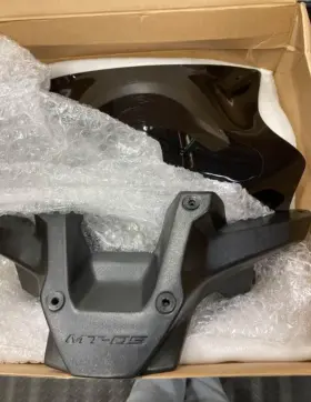 Mt09 Otilli 550736366159 Motor Windshield Bracket Wind Deflector Windscreen Yamaha 2024 Black