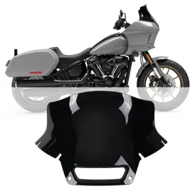 2310-0831 Oumurs Windshield For Softail Low Rider St Fxlrst 2022-2024 Motorcycle Windscreen Black