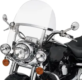 Dr-2273hl027o1 Oumurs Clear Large Windshield 19 Inch For Kawasaki Vulcan Vn 500 750 800 900 1500 1600 1700