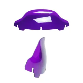 Pj-705031 Pjmtcustom 7.0 Inch Purple Windshield Windscreen For Harley 14-later Street Glide Ultra Limited