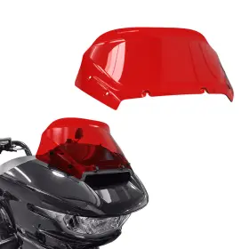 Pj-705040 Pjmtcustom 9.5inch Transparent Red Windscreen Windsheild For Harley 23 Cvo Road Glide