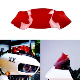 Pj-705050 Pjmtcustom 8.0 Inch Red Outer Headlight Fairing Windshield For Harley 2015-23 Road Glide Fltrx