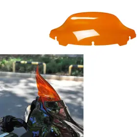 705008 Powerjames 7.0 Inch Orange Windshield Windscreen For Harley 2014-23 Street Glide Special Flhxs