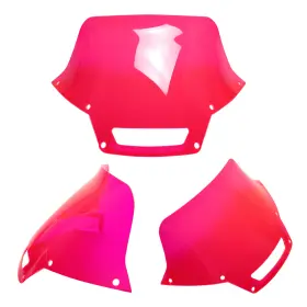 705024 Powerjames 7.0 Inch Pink Front Windshield Windscreen For Harley Low Rider St Fxrst 2022-2023