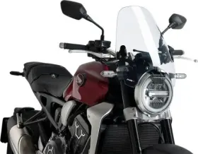 2313-0254 Puig 0336w Hi-tech Parts Custom Ii Windshield - Clear X11