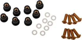 0957g Puig Windscreen Well Nut Screw Kit Gold