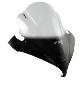1646h Puig Racing Screen For Yamaha Fz6 Fazer 04-08 Clear Smoke