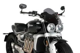 20283f Puig New Generation Touring Windscreen Dark Smoke Triumph Rocket Iii R 2020