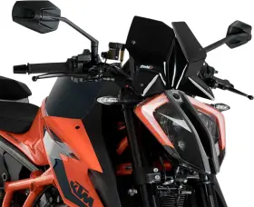 20425n Puig Naked New Generation Touring Windscreen - Black
