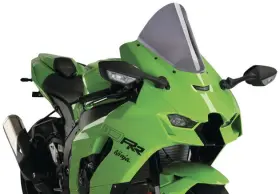 20540f Puig R-racer Screen Dark Smoke For Kawasaki Zx1002l Ninja Zx-10r 2021
