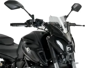 20618h Puig Naked New Gen Sport Windscreen Smoke #20618h Fits Yamaha Mt-07 2021