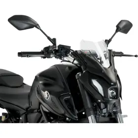 20618w Puig Hi-tech Parts Naked New Generation Racing Windscreen - Clear