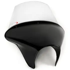 21062w Puig Batwing Sml Fairing Windshield - Clear Touring/matte Black