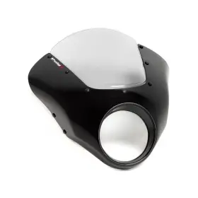 21100h Puig Dark Night Semifairing Windshield - Smoke Gloss Black Fairing