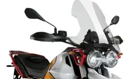 21176w Puig New Generation Touring Windscreen Clear Moto-guzzi V85 Tt Travel 2020-2021