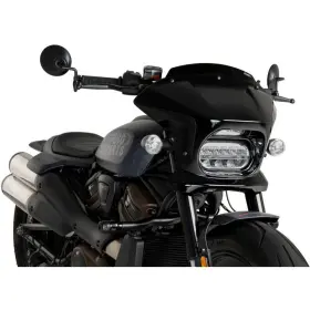 21325n Puig Fury Semi-fairing - Black Sport / Gloss Housing