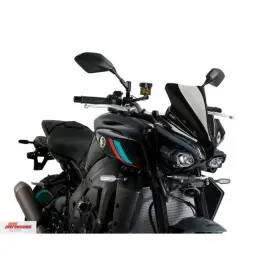 21361n Puig New Generation Sport Screen 2022- Yamaha Mt-10 Gloss Black - P/n