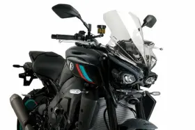 21362w Puig Naked New Generation Tour Windscreen Clear For Yamaha Mt-10 Sp/mt-10