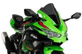 21767f Puig Z Racing Windscreen Dark Smoke #21767f For Kawasaki Ninja Zx-4rr 2024