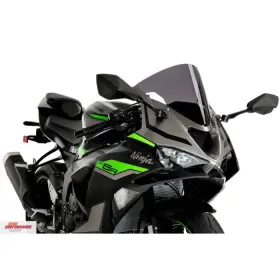 21832f Puig R-racer Windscreen 2024- Kawasaki Ninja Zx-6r Dark Smoke - P/n