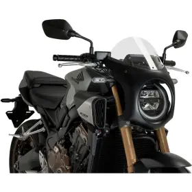 21961w Puig Semi-fairing - Black / Clear