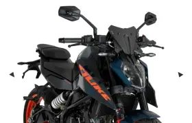 21997j Puig New Generation Sport Screen 2024-2025 Ktm 390 Duke Matte Black P/n