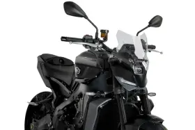 22077w Puig New Generation Sport Windshield Clear Fits Yamaha Mt-09/mt-09 Sp 2024-2025