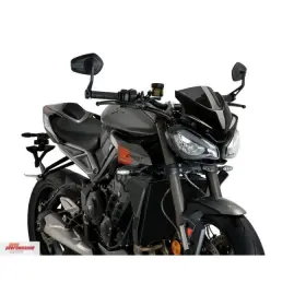 Ft23-ft25 Puig 22234f New Generation Sport Screen Triumph Street Triple 765rs Dark Smoke