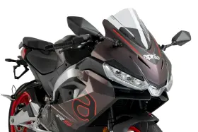 22273w Puig Fits Z Racing Clear Windscreen For Motorcycles Part