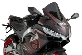 22274f Puig R Racer Windscreen Dark Smoke #22274f Aprilia Rs 457 2024-2025