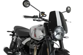 22618n Puig Sport Screen 2025 Triumph Speed Twin 1200/rs 900 Gloss Black P/n