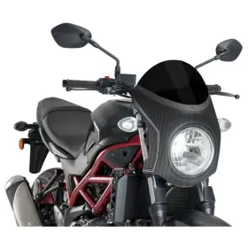 Puig 3170n Semi-fairing - Carbon Look / Black