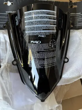 3613n Puig Z-racing Windscreen 2019-2025 Honda Cbr500r - Black P/n
