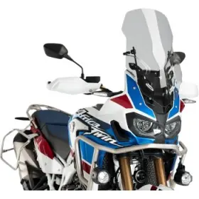 3714f Puig Hi-tech Parts Touring Windscreen - Dark Smoke