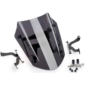 3773f Puig Naked New Generation Windscreen Sport - Dark Smoke For Ducati