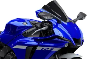 Yzf-r1m Puig 3826n 3mm Z Racing Windscreen Black For Yamaha Yzf-r1/yzf-r1m 2020-2023
