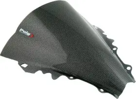 4059c Puig R6 Carbon Fiber Look Double Bubble Windshield Windscreen 2006-2007