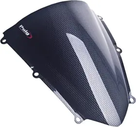 4356c Puig Racing Screen Carbon Look 2009-12 Honda Cbr600rr Abs #