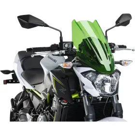 Puig 436563738487 Touring Naked New Generation Windscreen - Green Fits Kawasaki 9369v