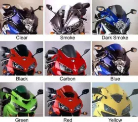 561-1412s Puig 4365h Racing Windscreen - Smoke Motorcycle Street Bike Dirt