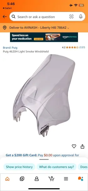4620h Puig Brand New In Orig Package - Windshield Plus Light Smoke 4620h Puig Brand New In Orig Package - Windshield Plus Light Smoke